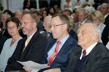 Prof. Dr. Wolfgang Kuhla, Senator Mario Czaja, Gerhard Naulin